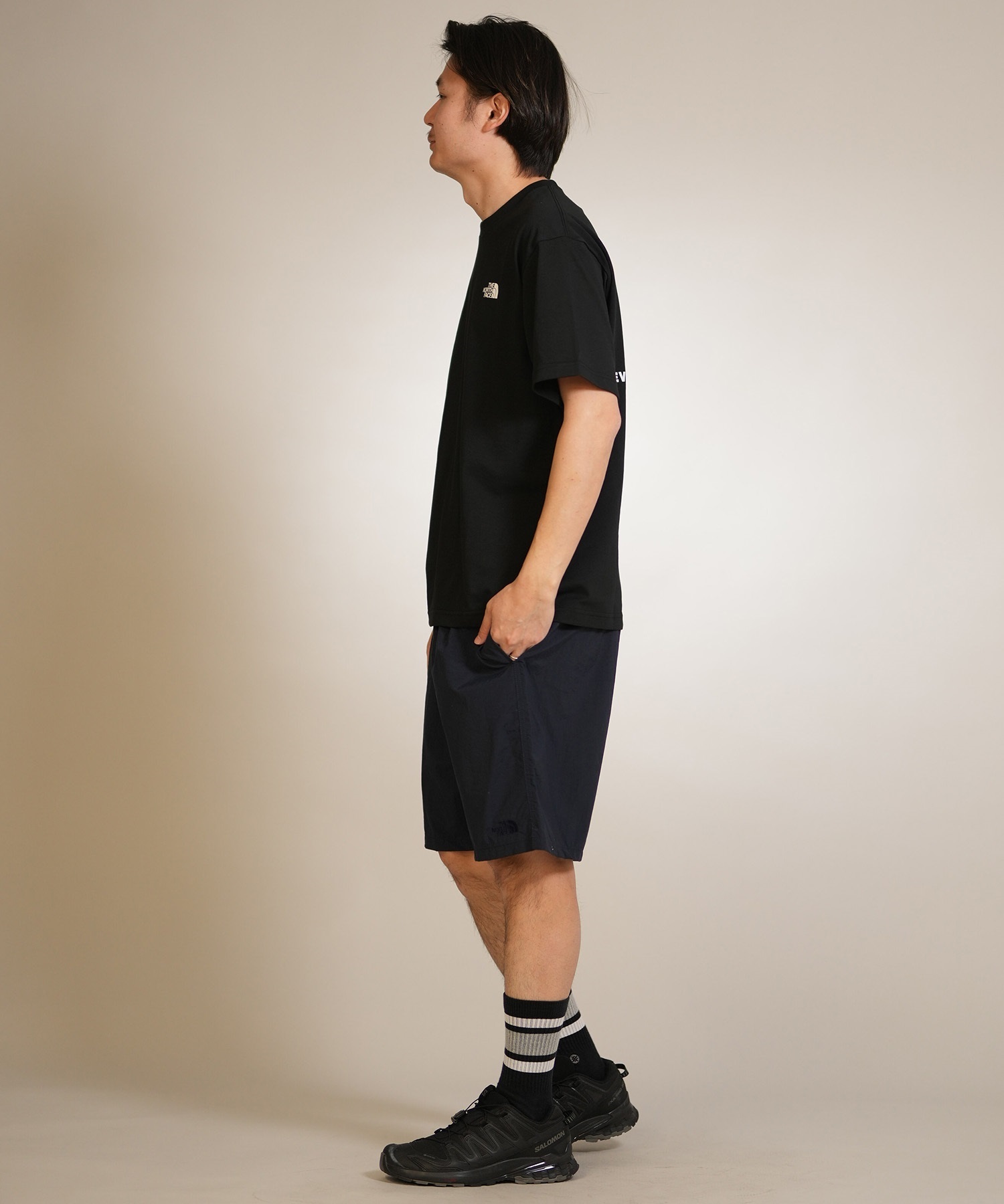 THE NORTH FACE ザ・ノース・フェイス 半袖 Tシャツ メンズ ショートスリーブバンダナスクエアロゴティー NT32446(W2-S)