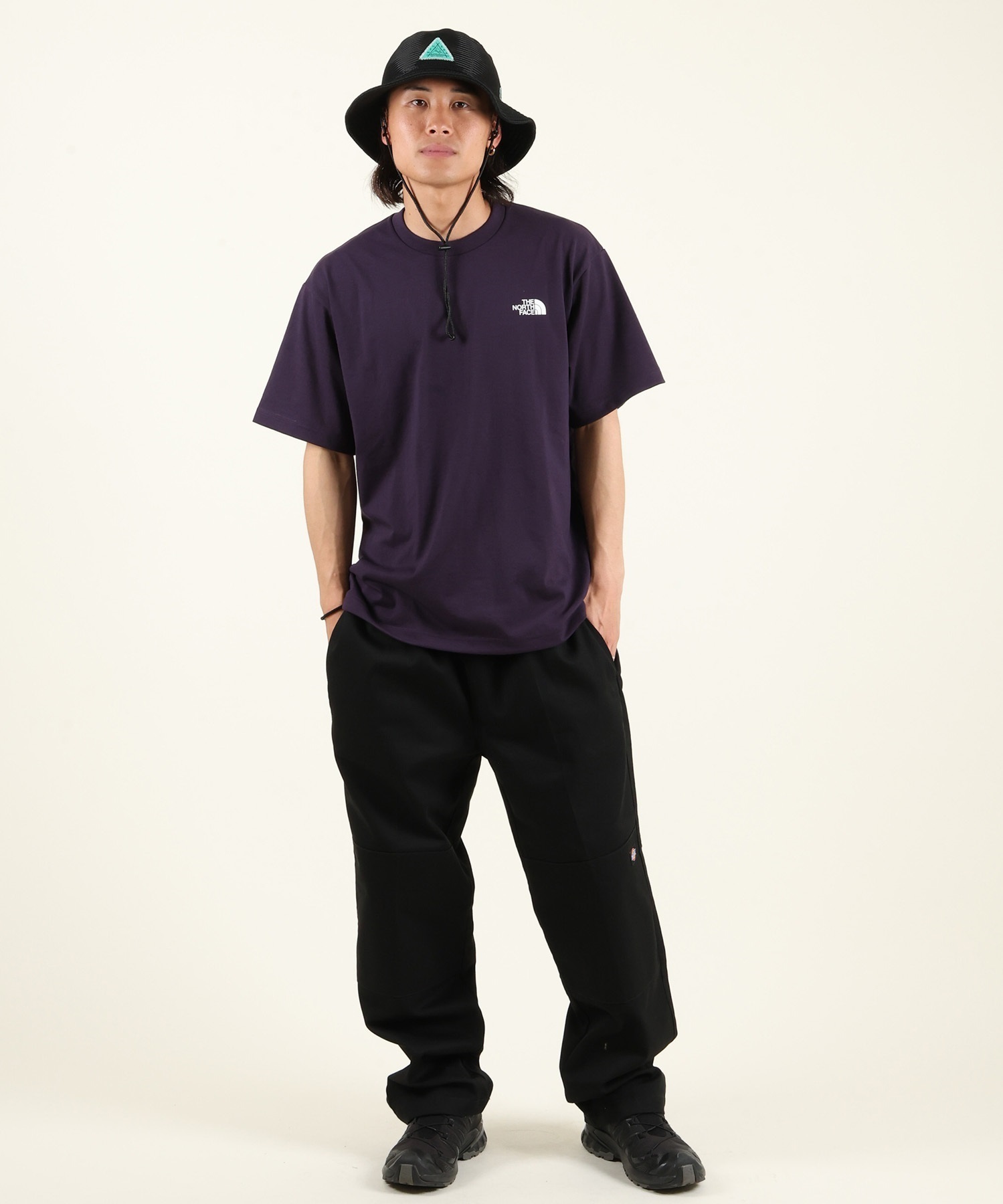 THE NORTH FACE ザ・ノース・フェイス 半袖 Tシャツ メンズ ショートスリーブバンダナスクエアロゴティー NT32446(W2-S)