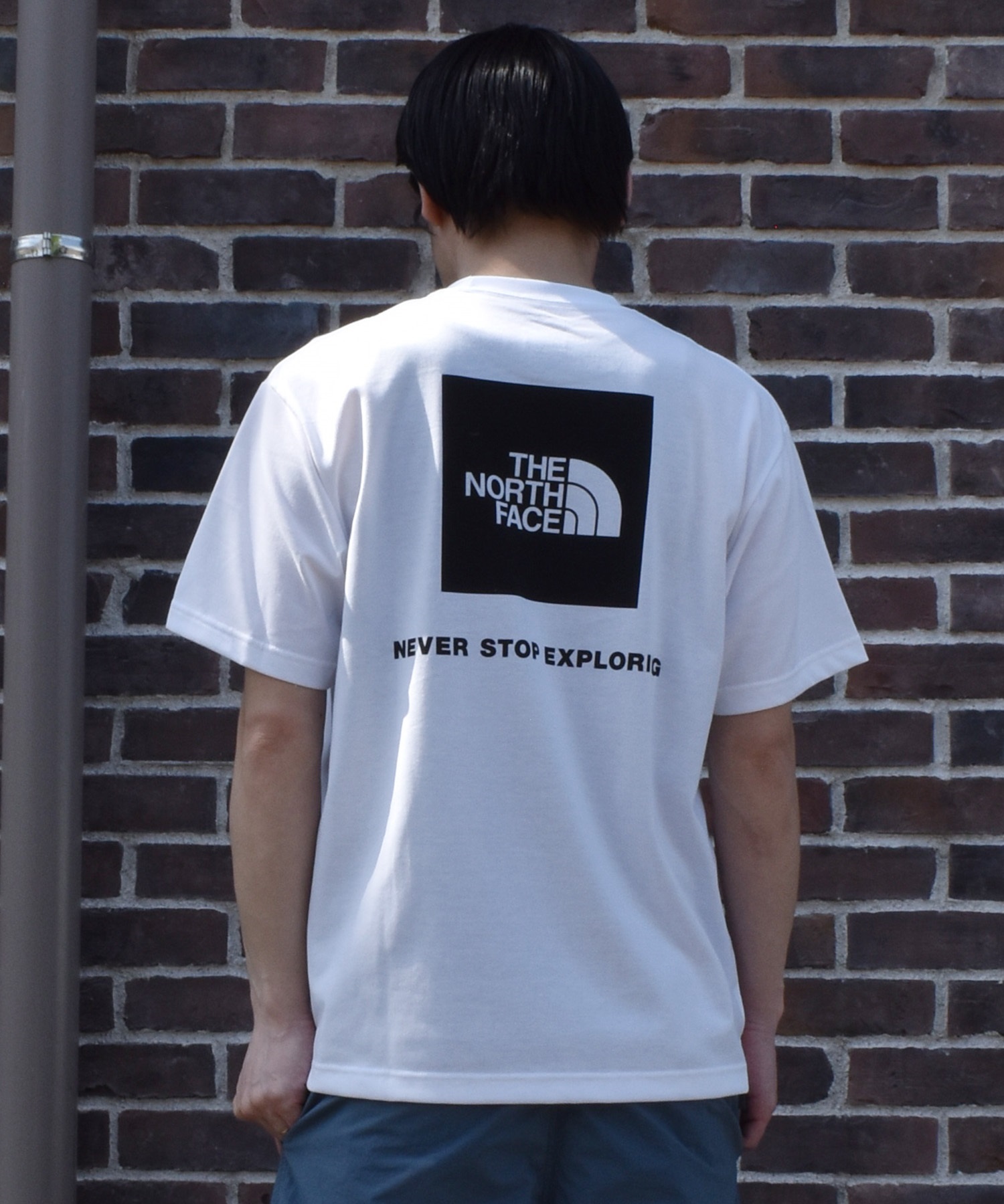 THE NORTH FACE ザ・ノース・フェイス 半袖 Tシャツ メンズ ショートスリーブバックスクエアーロゴティー NT32447(W2-S)