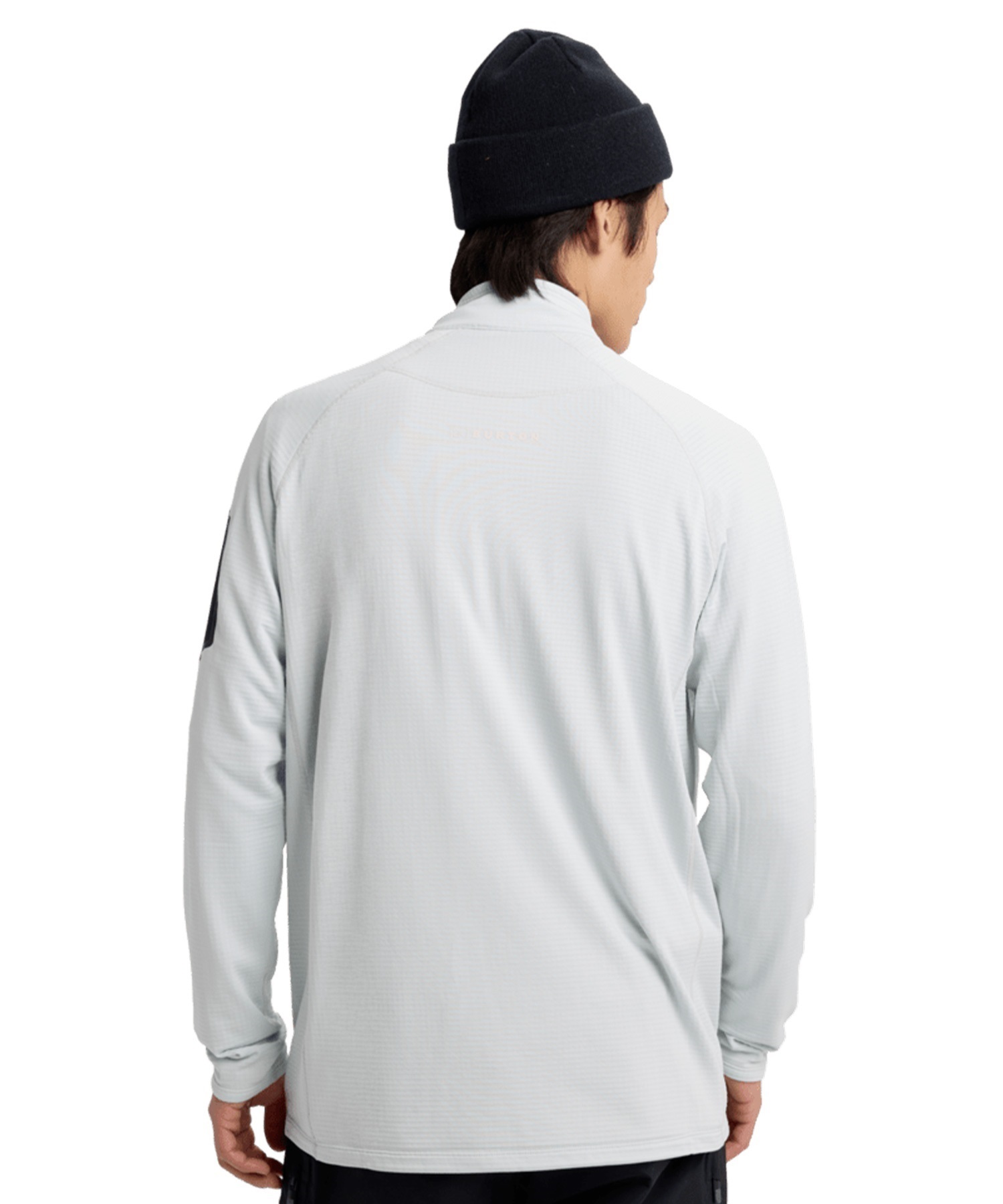 BURTON バートン エーケー Men's [ak] Helium Grid Fleece Half-Zip スノーボード ウェア インナー メンズ 25-26モデル 【2526】(TRUEBLACK-XXS)