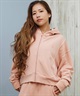 Hurley ハーレー ジップアップ パーカー レディース ワンポイント ロゴ 裏毛 SWEAT PIGMENT FZ HOODIE WCFF252030(ANVY-M)