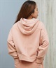 Hurley ハーレー ジップアップ パーカー レディース ワンポイント ロゴ 裏毛 SWEAT PIGMENT FZ HOODIE WCFF252030(ANVY-M)