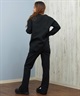 Hurley ハーレー ロングパンツ レディース サーマル ワッフル素材 ロゴ ワンポイント セットアップ対応 THERMAL PANTS WCPT252049(OWHT-M)