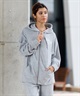 BILLABONG ビラボン パーカー ジップアップ レディース パイル生地 バックロゴ セットアップ対応 BF013-007(SCS-M)
