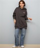 BILLABONG ビラボン プルオーバー パーカー レディース オーバーサイズ バックプリント 裏起毛 BF014-016(OFB-M)