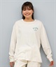 BILLABONG ビラボン 長袖 Tシャツ ロンT レディース バックプリント SQUARE LOGO BOY FIT LS TEE BF014-052(BLK-M)