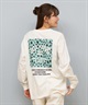 BILLABONG ビラボン 長袖 Tシャツ ロンT レディース バックプリント SQUARE LOGO BOY FIT LS TEE BF014-052(BLK-M)