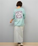 BILLABONG ビラボン 長袖 Tシャツ ロンT レディース バックプリント SQUARE LOGO BOY FIT LS TEE BF014-052(BLK-M)