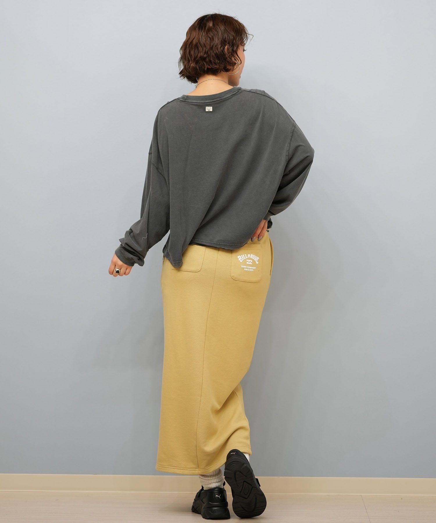 BILLABONG ビラボン 長袖 Tシャツ ロンT レディース DESERT WANDERING LS TEE BF014-054(BUR-M)