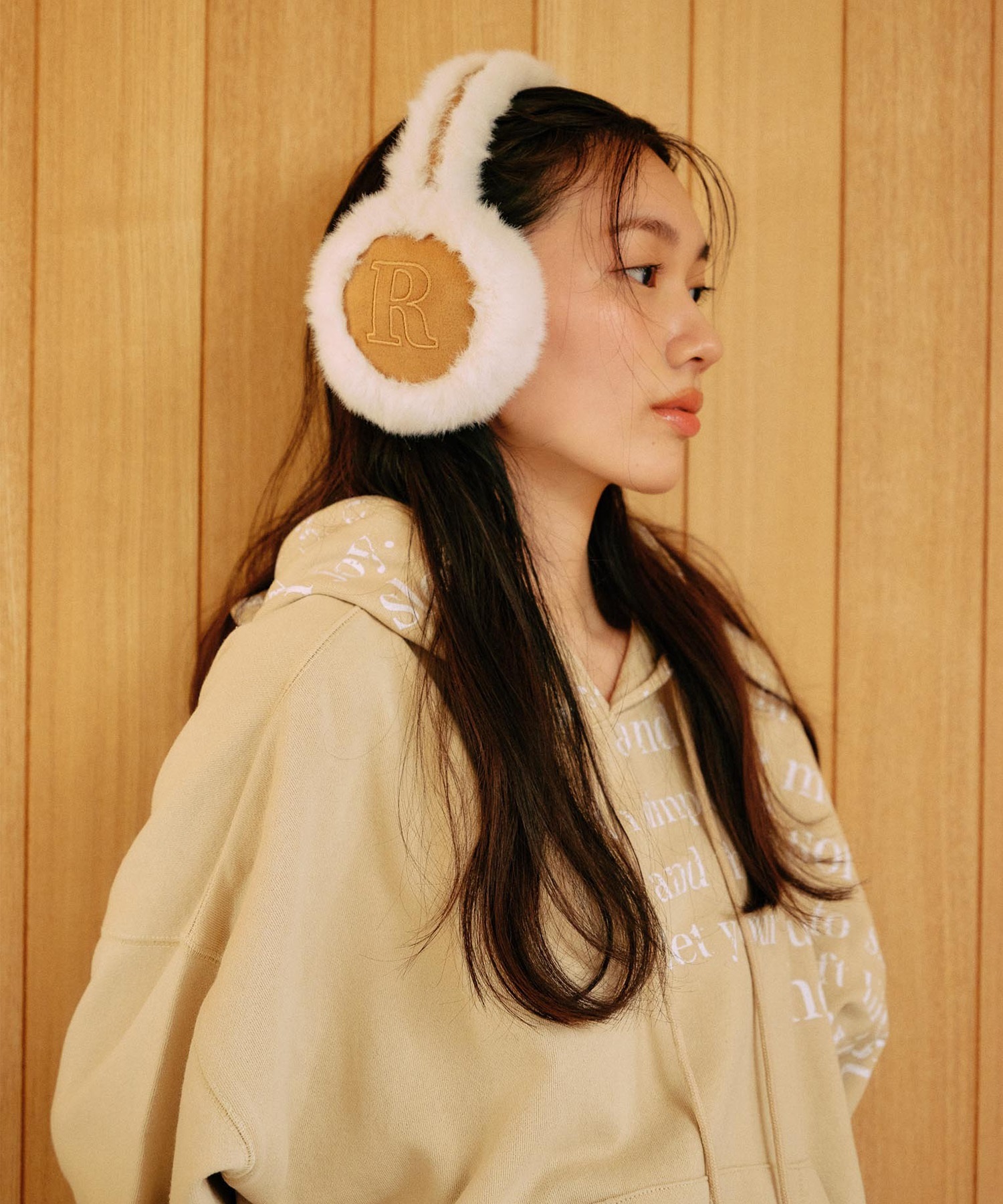 RIKKA FEMME リッカファム プルオーバー パーカー レディース スウェット フーディー ロゴ プリント 裏毛 RF25FW08(LBE-FREE)