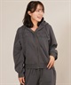 RIKKA FEMME リッカファム ジップアップ パーカー レディース スウェット フーディー ロゴ ワッペン 裏毛 セットアップ対応 RF25FW09(CGY-FREE)