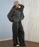 RIKKA FEMME リッカファム ロングパンツ レディース デニム スウェットパンツ セットアップ対応 RF25FW20(BLK-SM)