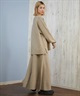 RIKKA FEMME リッカファム ロングスカート レディース リブニットスカート セットアップ対応 RF25FW15(GRY-FREE)