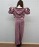ROXY ロキシー ジップアップ パーカー レディース ウォッシュ加工 クロップド丈 ショート丈 セットアップ対応 YOLO ZIP RZP254034(BBK-S)
