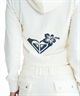 ROXY ロキシー × MANA ジップアップ パーカー レディース ベロア ショート丈 セットアップ対応 ROXY CRUISERS RZP254617T(NVY-M)
