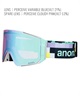 ANON アノン Sync Goggles MFI Face Mask スノーボード ゴーグル ユニセックス ムラサキスポーツ 25-26モデル MM D11【2526】(DEEPCHERRY-NA)