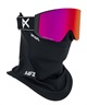 ANON アノン Sync Goggles MFI Face Mask スノーボード ゴーグル ユニセックス ムラサキスポーツ 25-26モデル MM D11【2526】(DEEPCHERRY-NA)