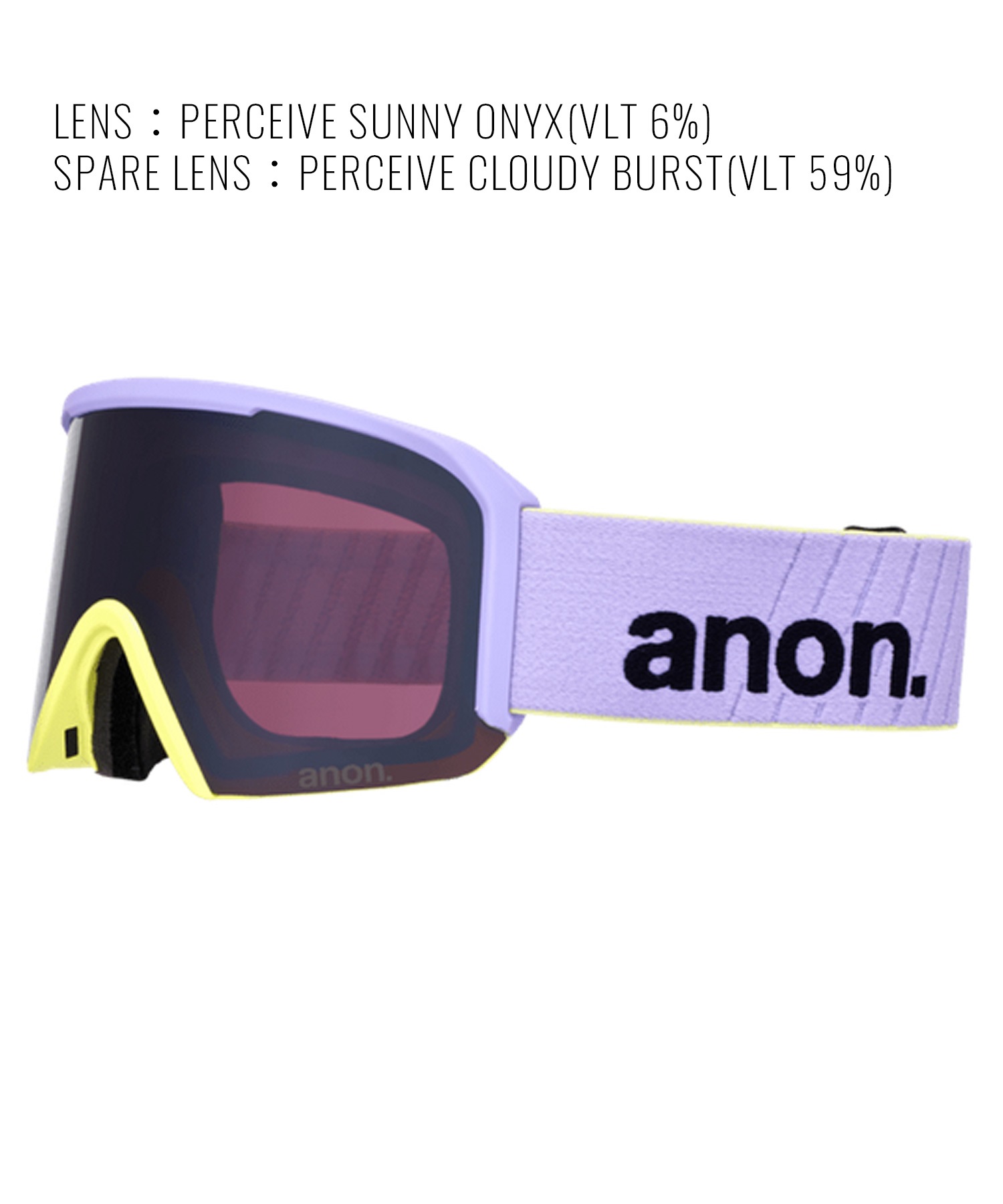 ANON アノン Nesa Goggles MFI Face Mask スノーボード ゴーグル ユニセックス ムラサキスポーツ 25-26モデル MM D11【2526】(SNOWFLURRY-NA)