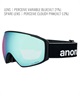 ANON アノン M4S Goggles MFI Face Mask Toric スノーボード ゴーグル ユニセックス ムラサキスポーツ 25-26モデル MM D11【2526】(DEEPCHERRY-NA)
