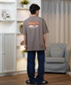 Columbia コロンビア 半袖 Tシャツ メンズ オーバーサイズTシャツ UVケア バックプリント PM4502 ムラサキスポーツ限定(100-S)
