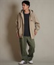 THRASHER スラッシャー ジップアップ パーカー メンズ スウェット フーディー ロゴ ワンポイント 裏起毛 254TH1PK065(WHT-M)