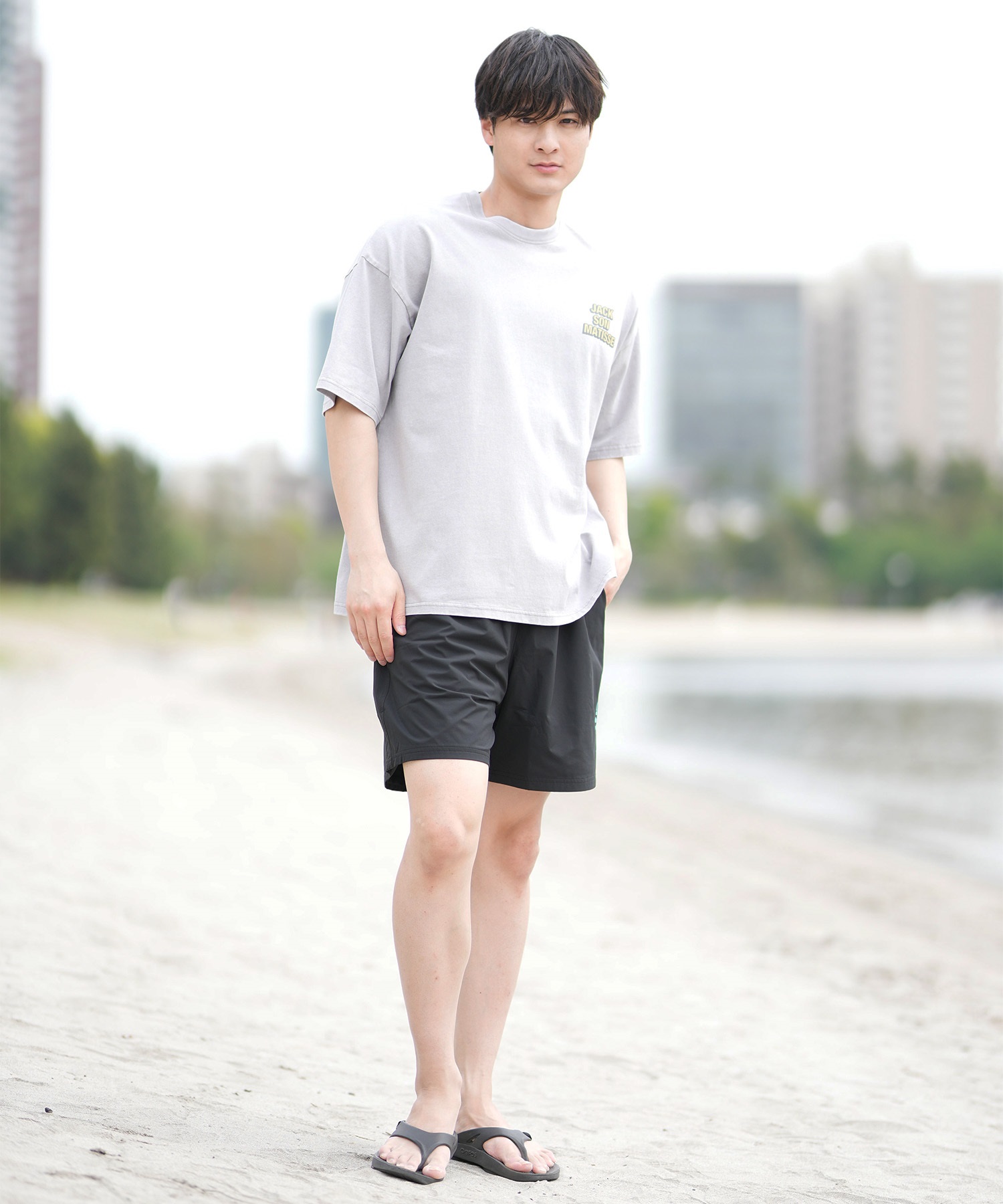 DEAR LAUREL ディアローレル 半袖 Tシャツ メンズ バックプリント ヴィンテージ風 JM JACSON MATISSE DL25S-JM04(OFF-M)
