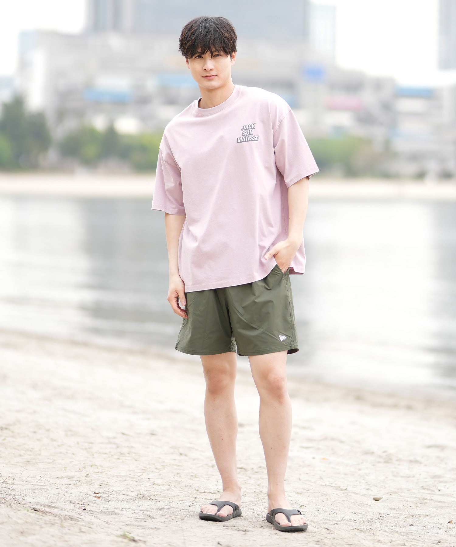 DEAR LAUREL ディアローレル 半袖 Tシャツ メンズ バックプリント ヴィンテージ風 JM JACSON MATISSE DL25S-JM04(OFF-M)