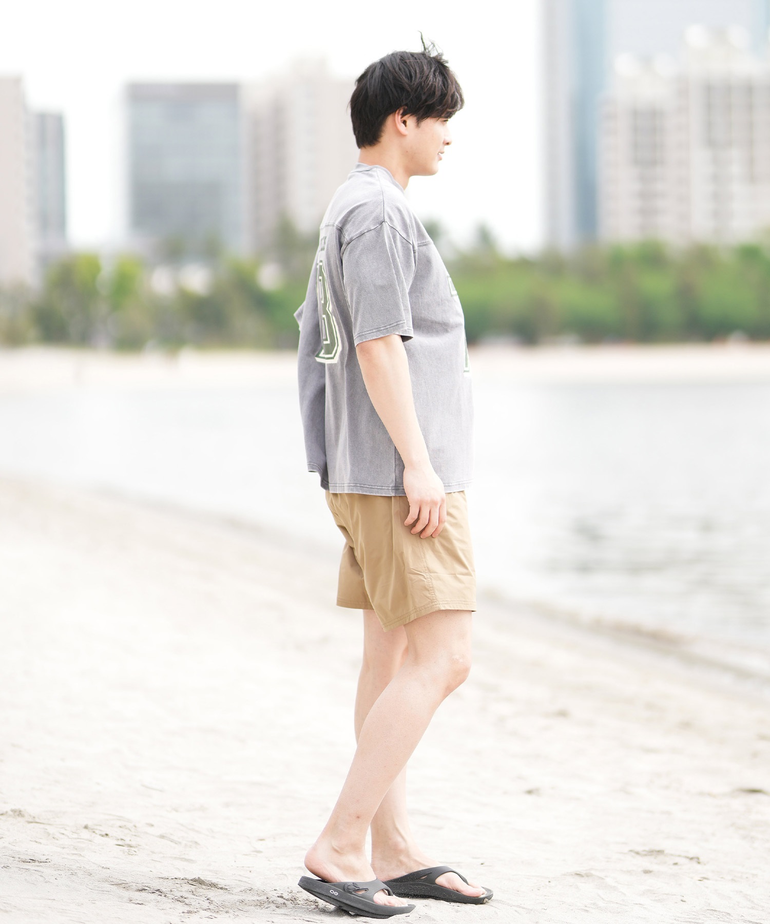 DEAR LAUREL ディアローレル 半袖 Tシャツ メンズ バックプリント ヴィンテージ風 JM FOOTBALL TEE DL25S-JM05(OFF-M)