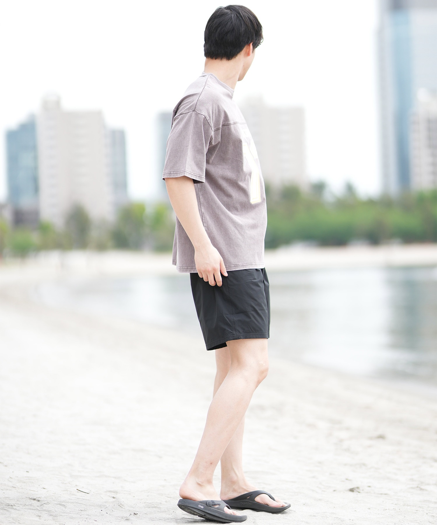 DEAR LAUREL ディアローレル 半袖 Tシャツ メンズ バックプリント ヴィンテージ風 JM FOOTBALL TEE DL25S-JM05(OFF-M)