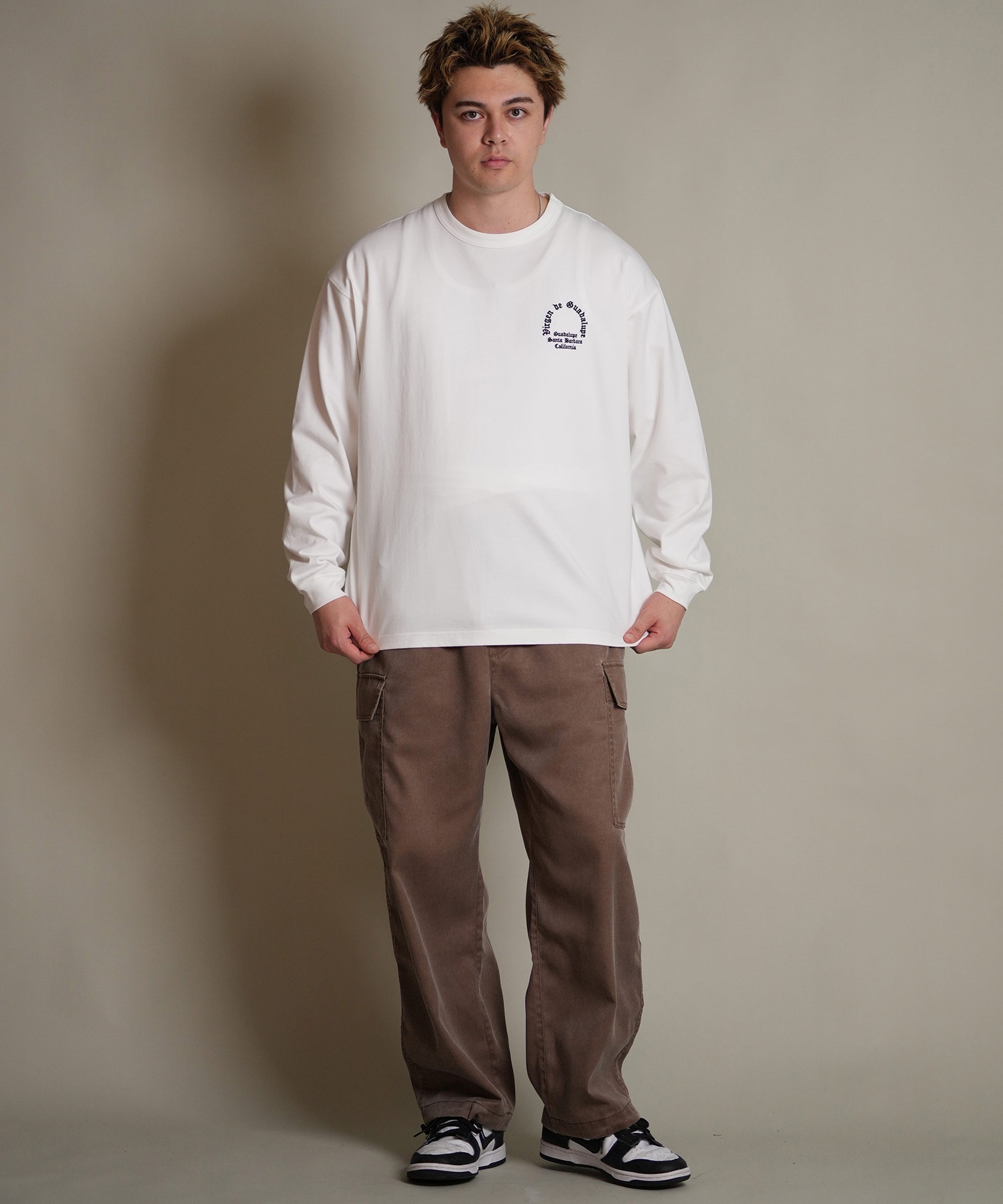 DEAR LAUREL ディアローレル ロングパンツ カーゴパンツ メンズ ロンパン TWILL CARGO PANTS D25F-3105(CGR-M)