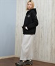 RVCA ルーカ ジップアップ パーカー レディース バックプリント ロゴ 裏起毛 COURT ZIP HOODIE BF044-015(BLK-S)