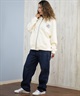 RVCA ルーカ ジップアップ パーカー レディース バックプリント ロゴ 裏起毛 COURT ZIP HOODIE BF044-015(BLK-S)
