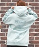 RVCA ルーカ ジップアップ パーカー レディース バックプリント ロゴ BF044-P02(BLK-M)