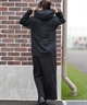 RVCA ルーカ ジップアップ パーカー レディース バックプリント ロゴ BF044-P02(BLK-M)