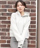 RVCA ルーカ プルオーバー パーカー レディース クロップド丈 ショート丈 ロゴ CROPPED HOODIE BF044-P03(BLK-S)