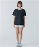 X-girl SPORTSエックスガールスポーツ半袖 Tシャツ レディース UVカット 吸水速乾 接触冷感 155251013006(WHITE-M)