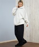 GRIZZLY グリズリー プルオーバー パーカー レディース バックプリント ロゴ KNIT HAT SMOKEY G25FW-4333(BLK-M)