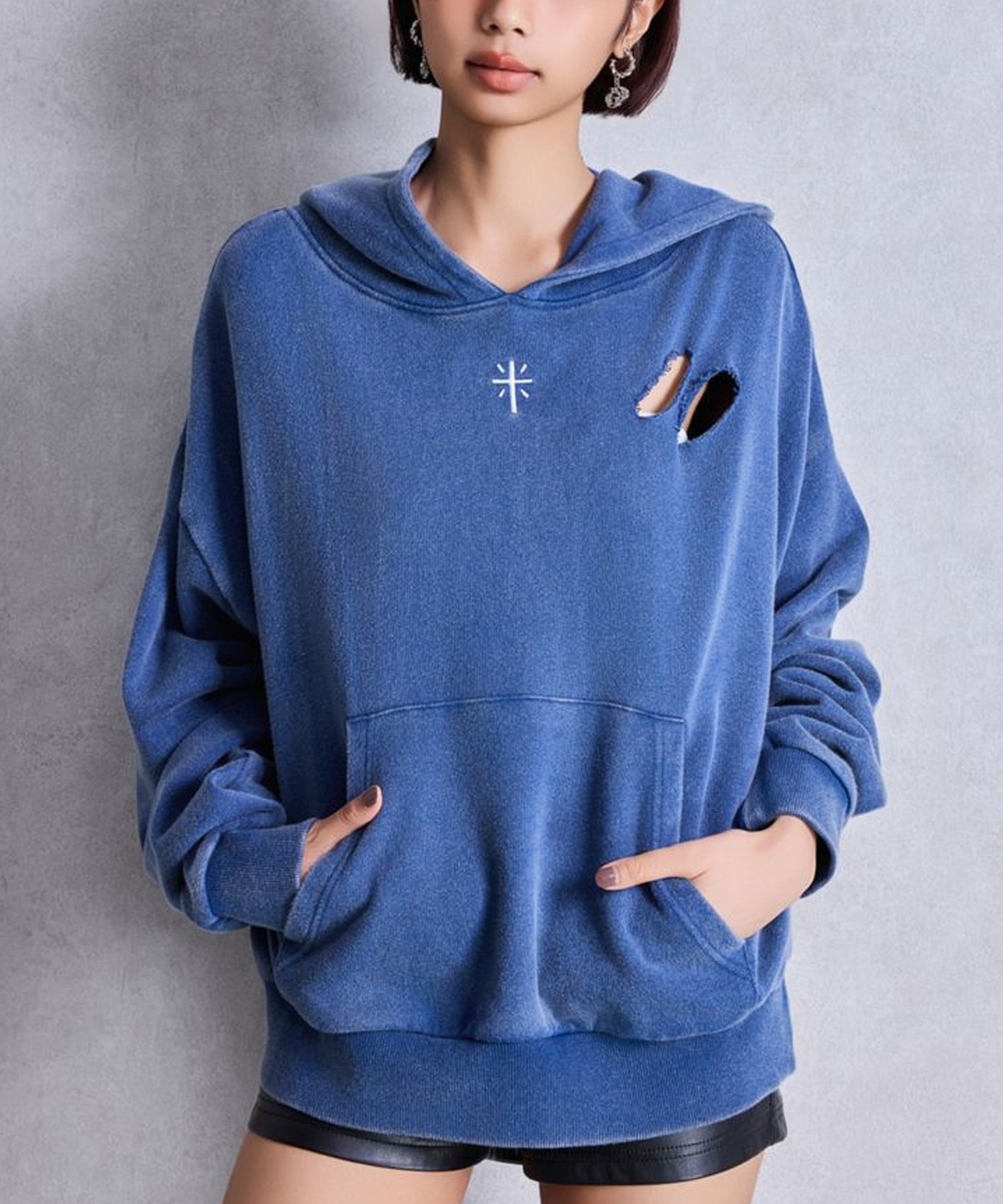 GYDA ジェイダ プルオーバー パーカー レディース GENUINE BUNNY スウェット パーカー 072552703101(O.WHT-FREE)
