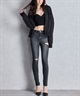GYDA ジェイダ ジップアップ パーカー レディース GYDA LOOSE スウェット ZIP UP パーカー 072552908001(O.WHT-FREE)
