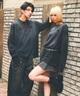 UMBRO アンブロ × Younger Song ヤンガーソング コラボ 長袖 Tシャツ ロンT MD27-LST02A ムラサキスポーツ限定(BLACK-S)