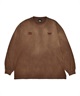UMBRO アンブロ × Younger Song ヤンガーソング コラボ 長袖 Tシャツ ロンT MD27-LST02B ムラサキスポーツ限定(BLACK-S)