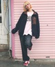 UMBRO アンブロ × Younger Song ヤンガーソング コラボ スウェットパンツ ロングパンツ MD27-LPT05 ムラサキスポーツ限定(BLACK-M)