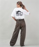 LURKING CLASS ラーキングクラス 半袖 Tシャツ レディース オーバーサイズ ユニセックス ST25STM01W ムラサキスポーツ限定(BLACK-M)