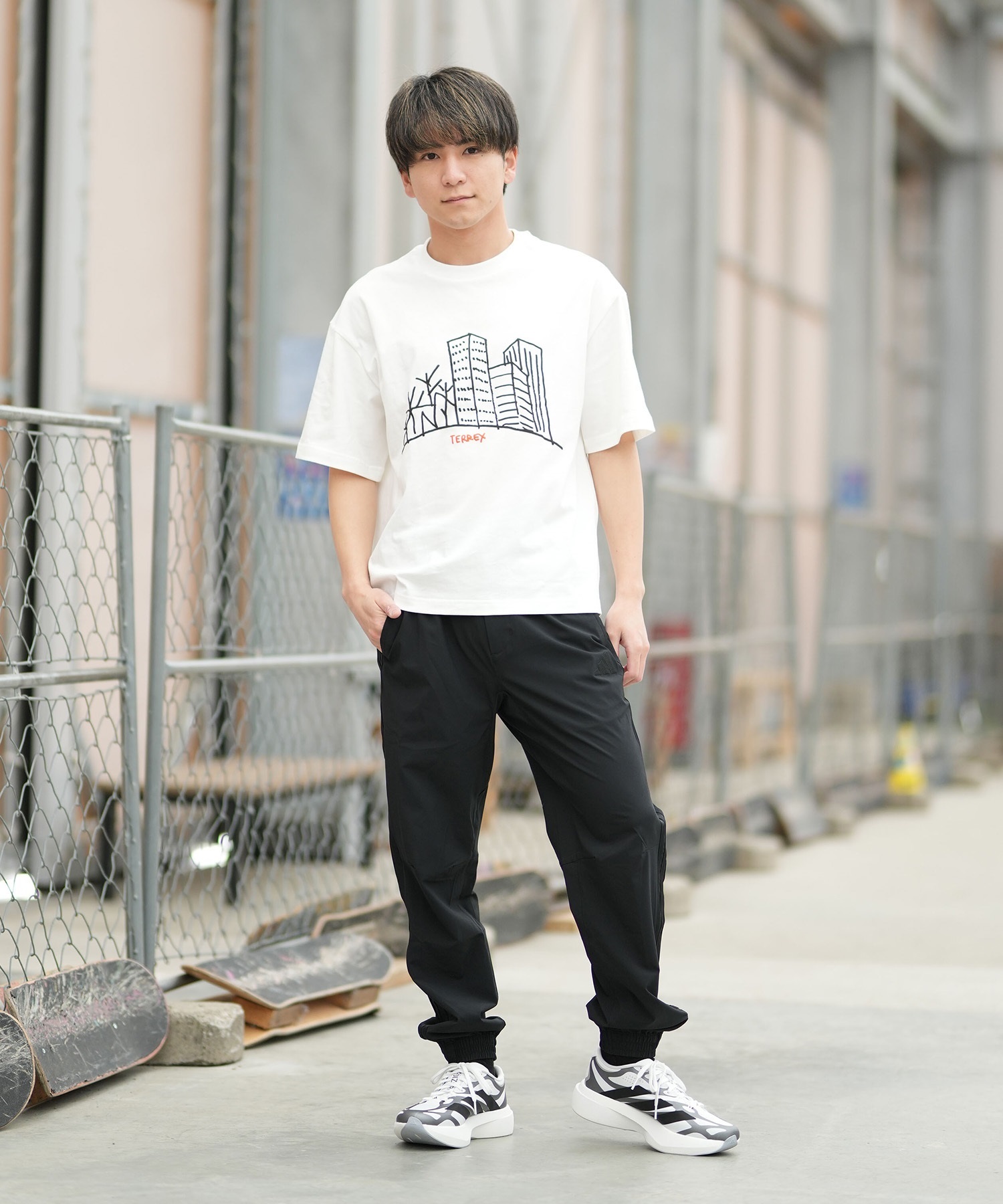 adidas アディダス アディゼロ エボ エスエル エクソ KI4763 シューズ スニーカー ライフスタイル メンズ(WT/SL-26.0cm)