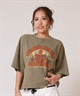 TAHCHEE ターチー 半袖 Tシャツ レディース 前面プリント TC260900-03(BLACK-FREE)
