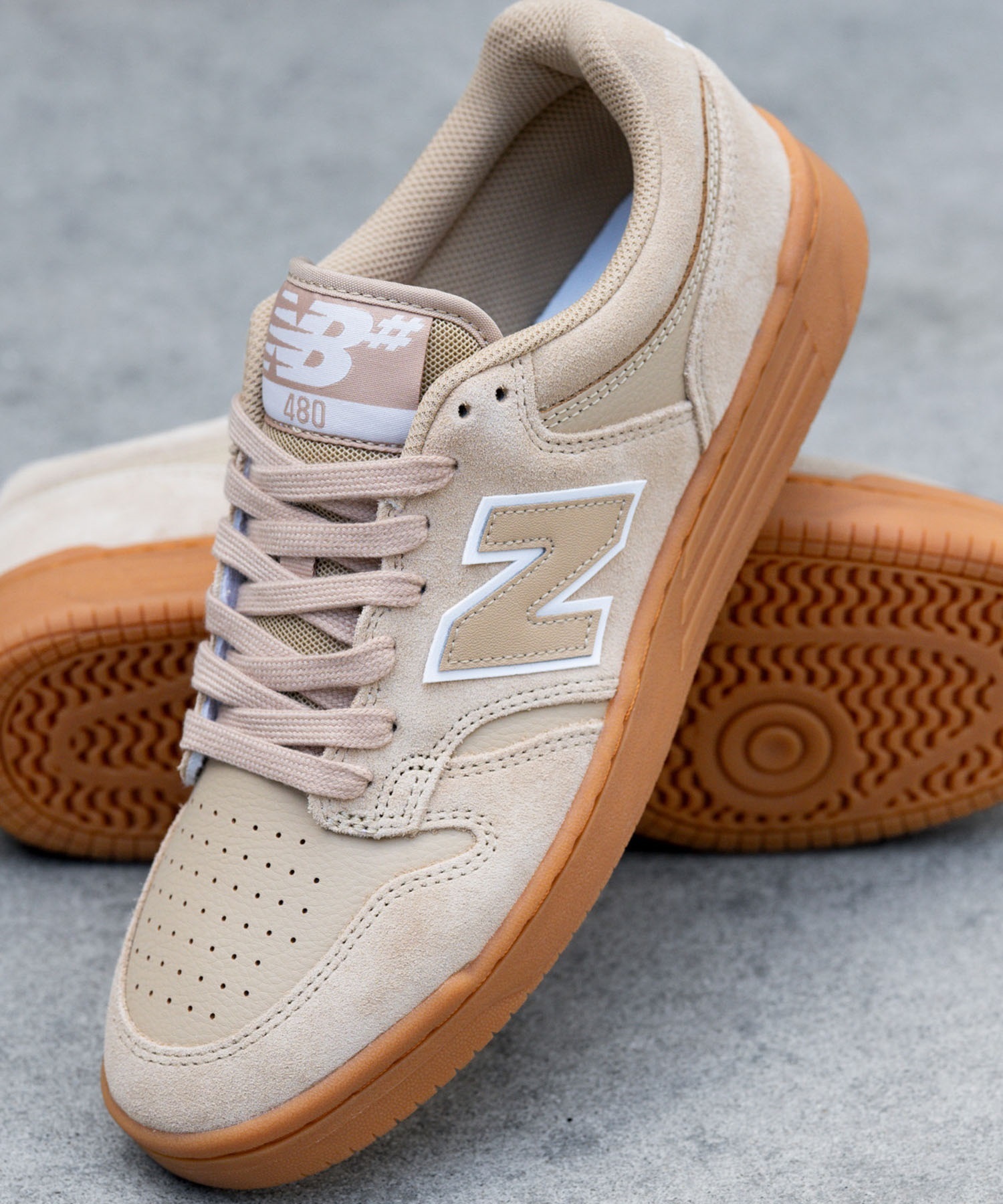 new balance numeric ニューバランス ヌメリック UN480 シューズ スケートボード/アクションスポーツ スニーカー メンズ レディース(CHC-23.0cm)