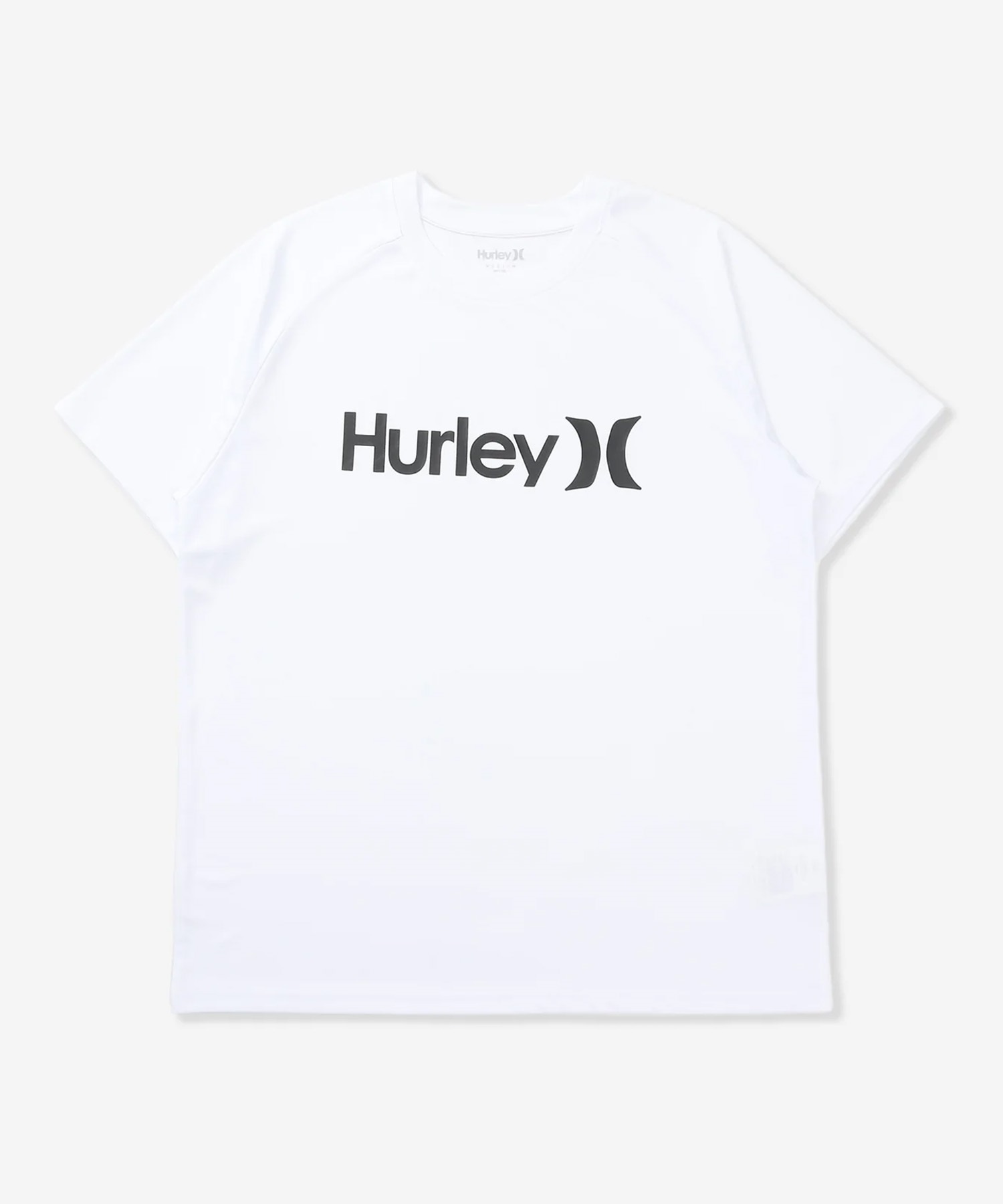 Hurley ハーレー 水着 ラッシュガード 半袖 Tシャツ メンズ UVカット 撥水 速乾 遮熱 MSRG261046(WHT-S)