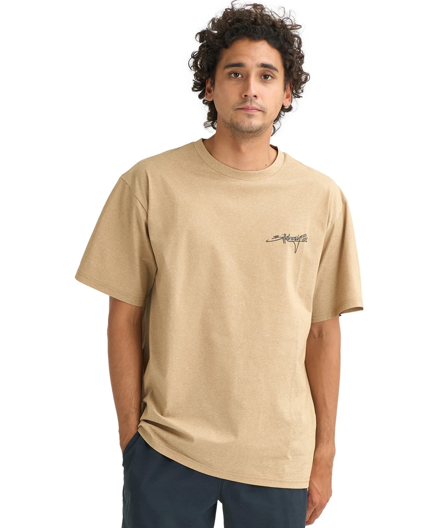 BILLABONG ビラボン 水着 ラッシュガード 半袖 Tシャツ メンズ 水陸両用 UVカット 吸水速乾 SURF FLEX TEE BG011859(BLK-M)