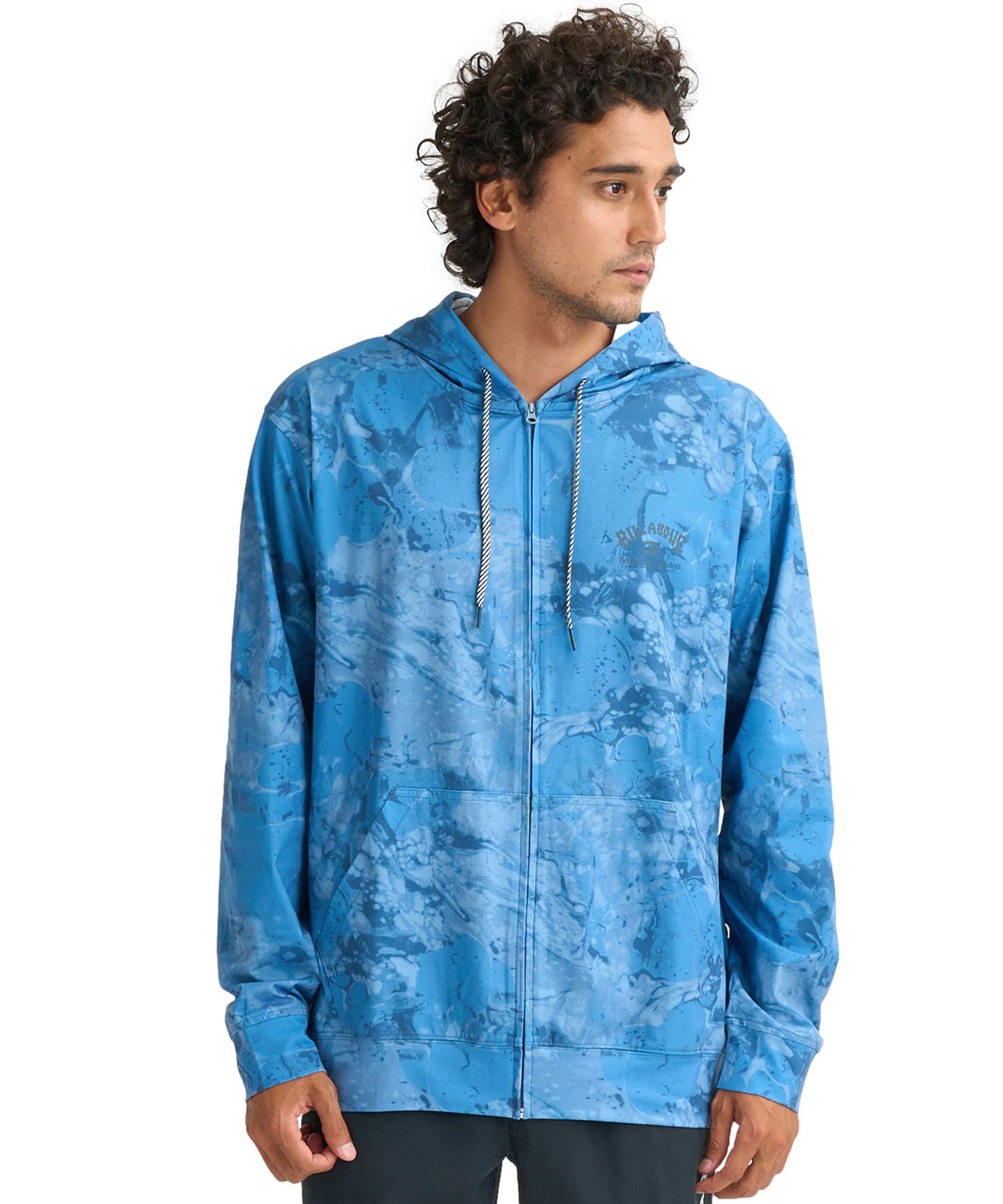 BILLABONG ビラボン 水着 ラッシュガード ジップアップ パーカー メンズ 水陸両用 UVカット 吸水速乾 SURF FLEX ZIP BG011860(BKH-M)