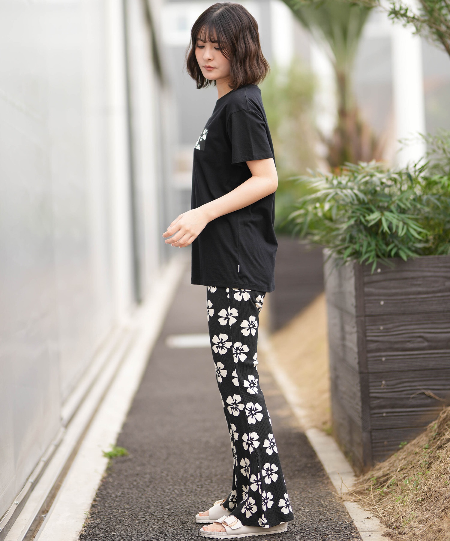 BILLABONG ビラボン 半袖 Tシャツ レディース RECTANGLE BOY FIT TEE BG013200(BPB-M)